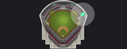 Seat view from Outfield