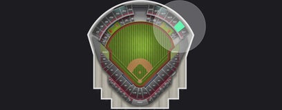 Seat view from Outfield