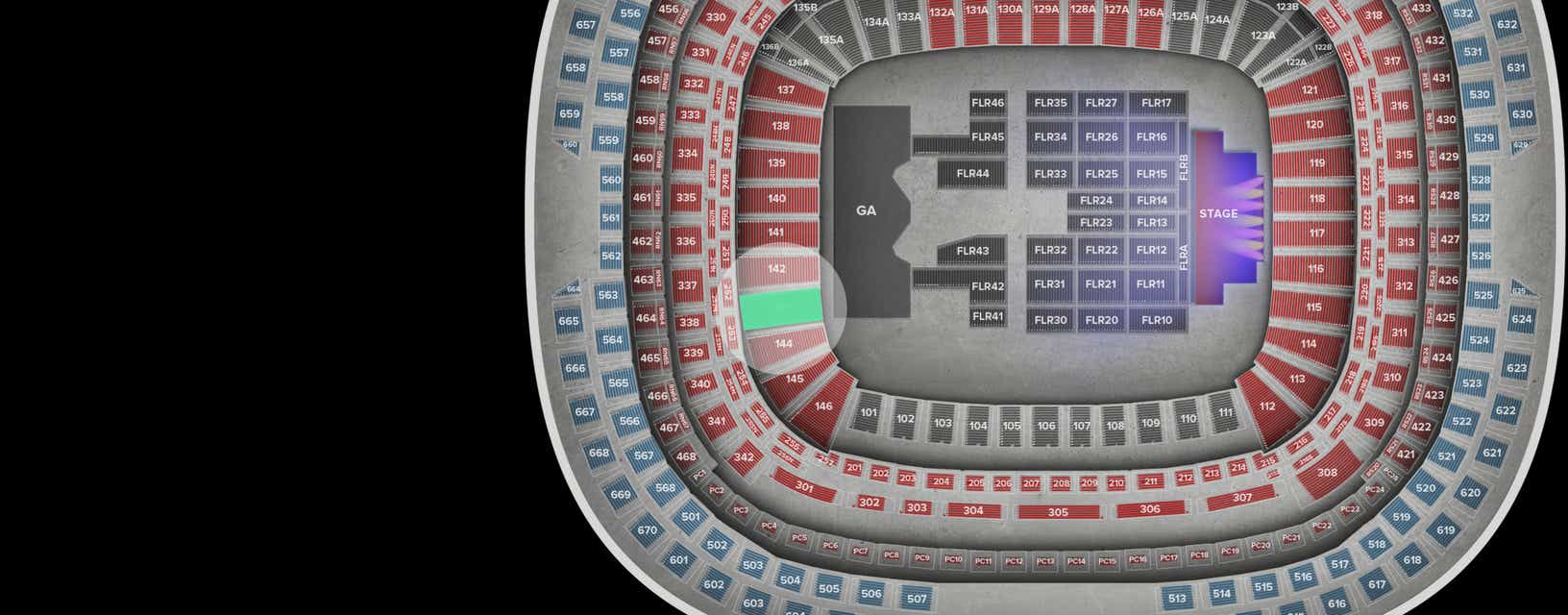 Seat view from Lower