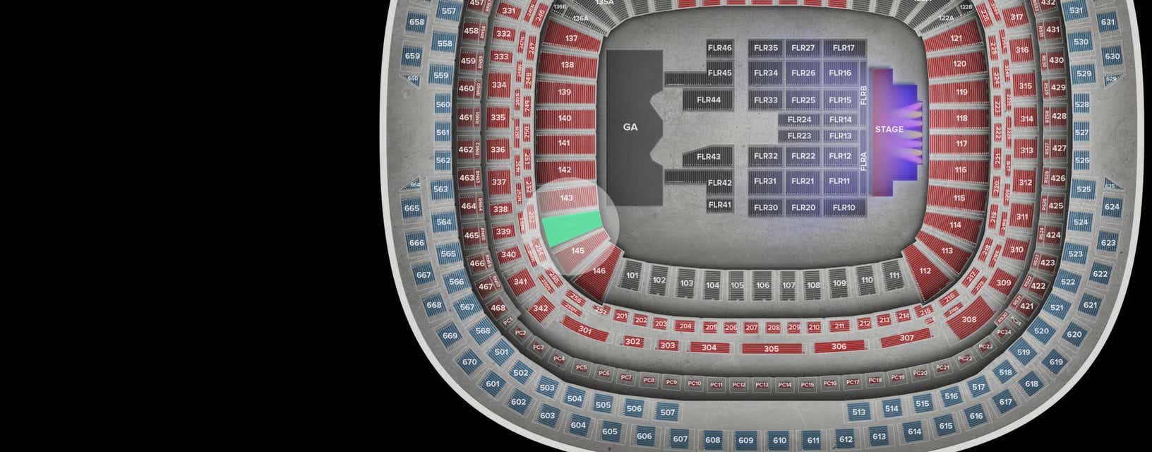 Seat view from Lower