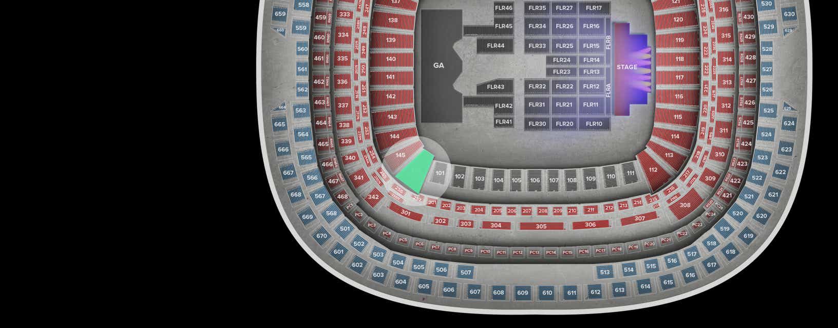 Seat view from Lower