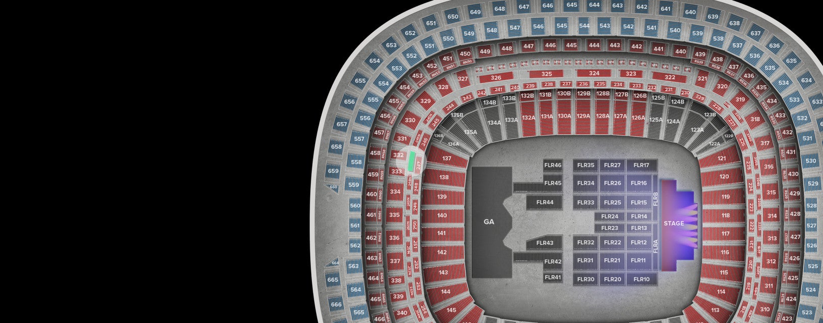 Seat view from Lower