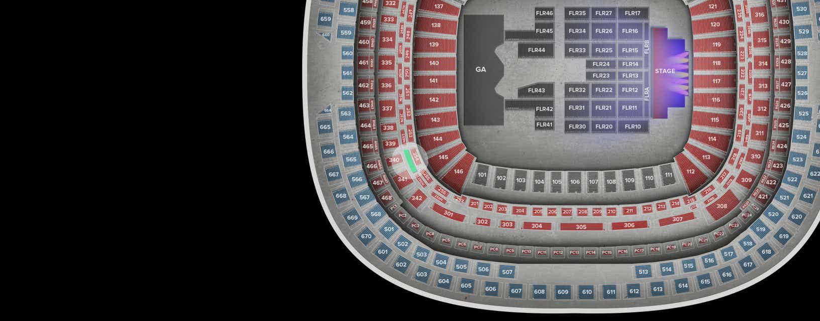 Seat view from Lower