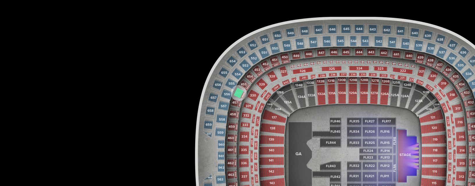 Seat view from Middle