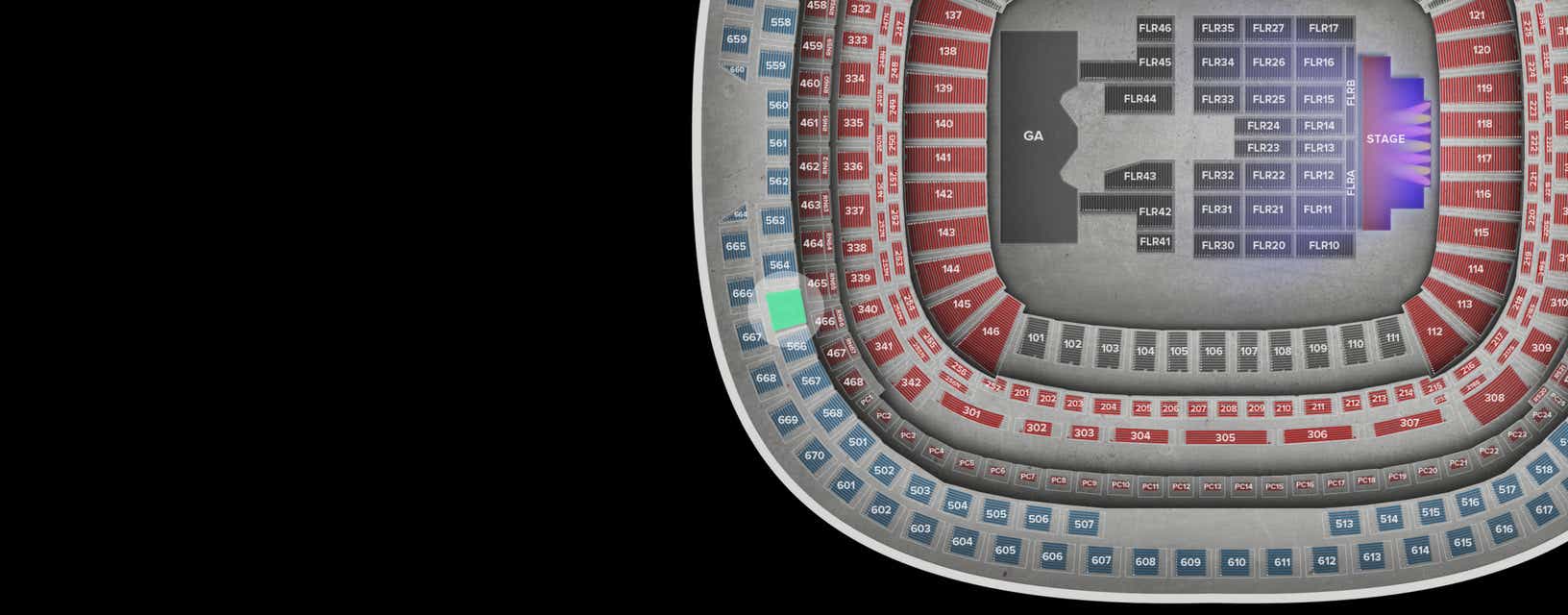 Seat view from Upper