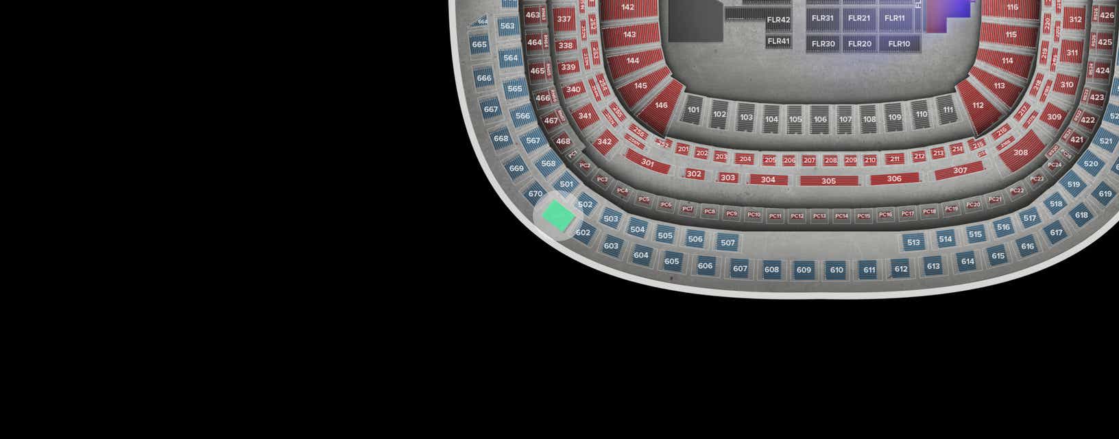 Seat view from Upper