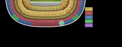 Seat view from Upper