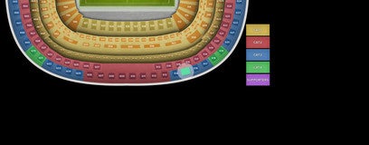 Seat view from Upper