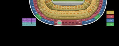 Seat view from Upper