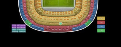 Seat view from Palcos Club