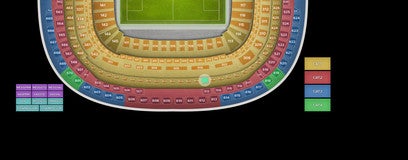 Seat view from Palcos Club