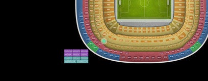 Seat view from Palcos Club