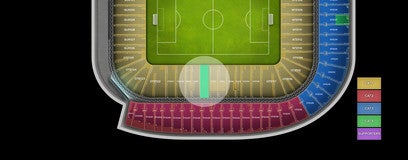 Seat view from Club
