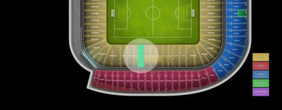 Seat view from Club