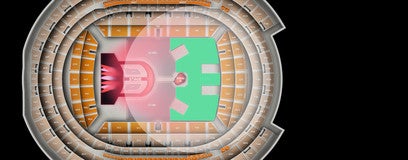 Seat view from PISTA