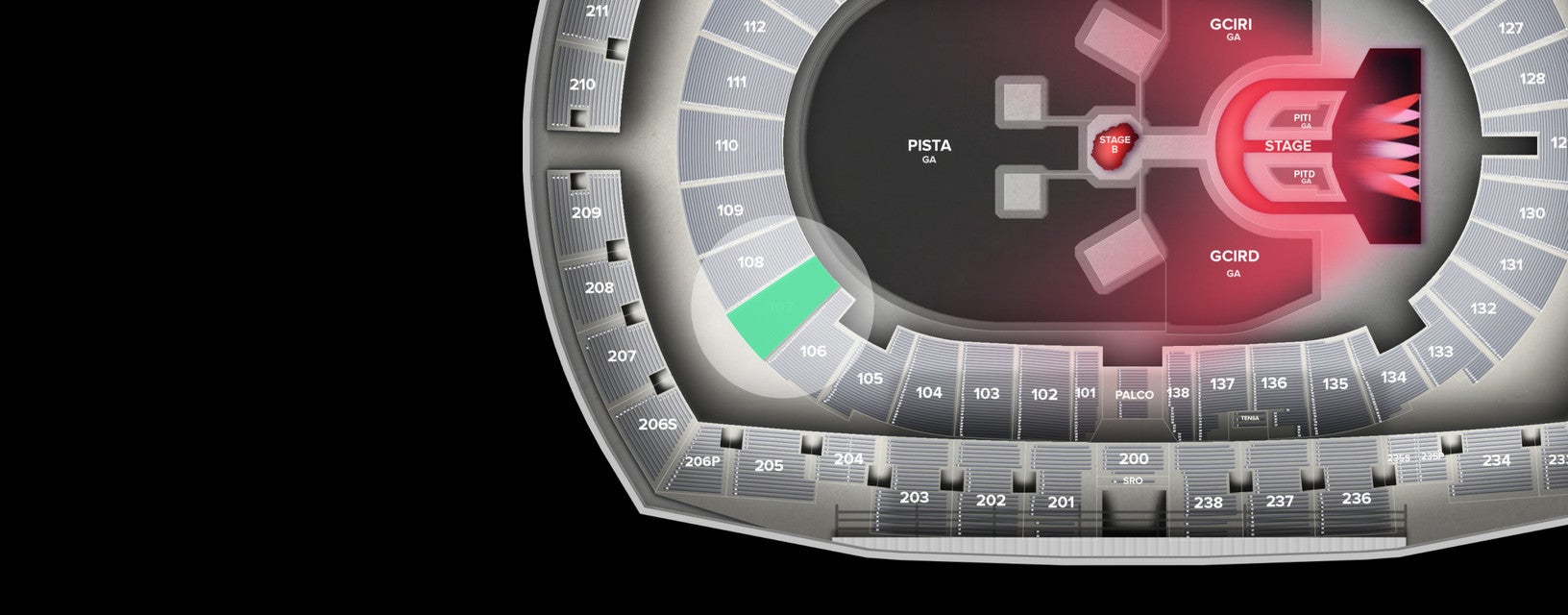 Seat view from Lower