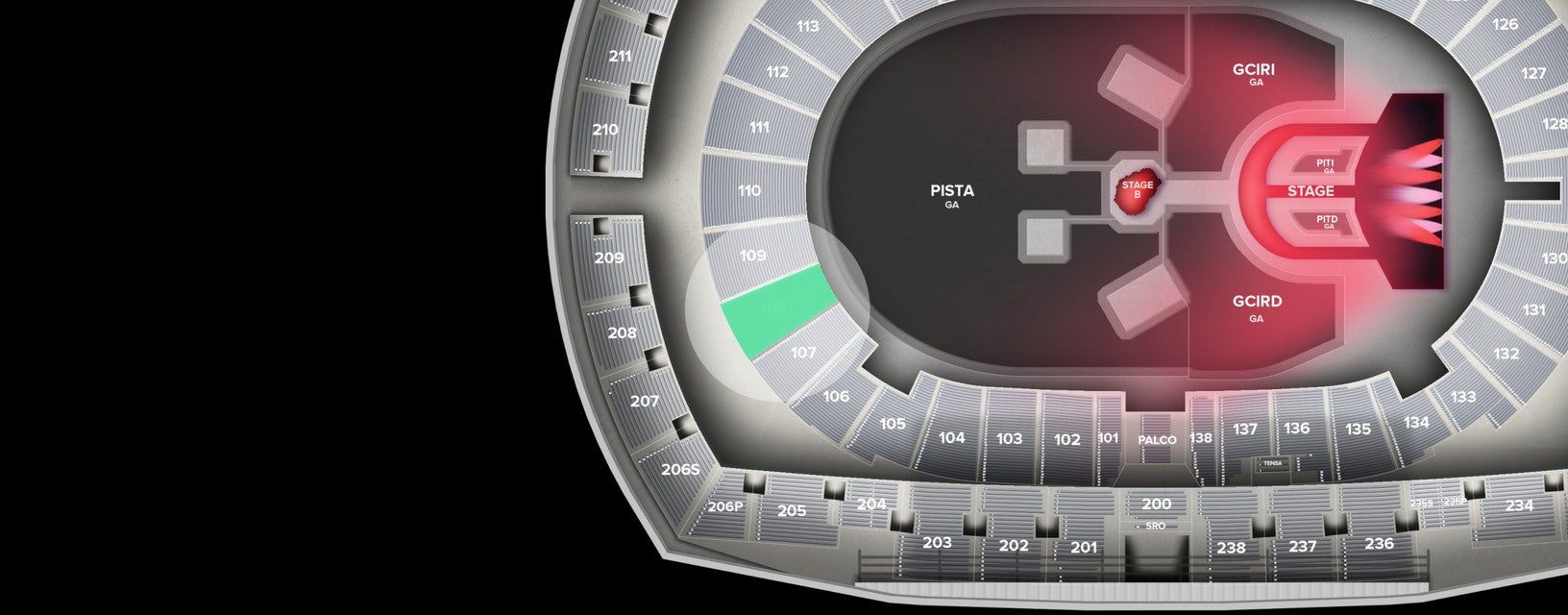 Seat view from Lower