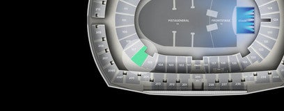 Seat view from 106
