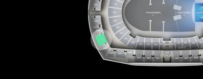 Seat view from 207