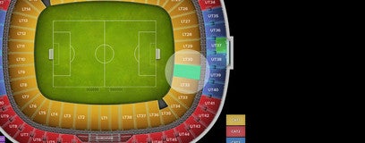 Seat view from Lower Tier