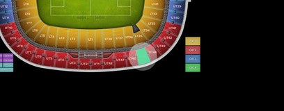 Seat view from Upper Tier