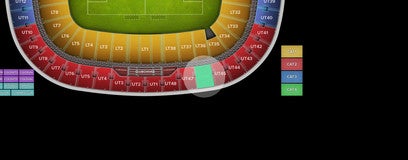 Seat view from Upper Tier