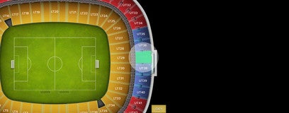 Seat view from Upper Tier