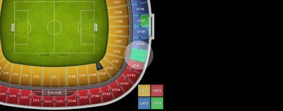 Seat view from Upper Tier