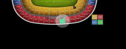 Seat view from Upper Tier