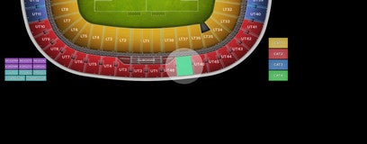 Seat view from Upper Tier