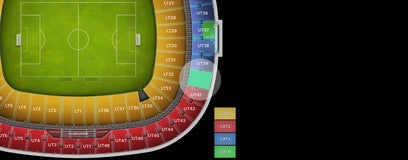 Seat view from Upper Tier