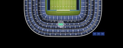 Seat view from Middle