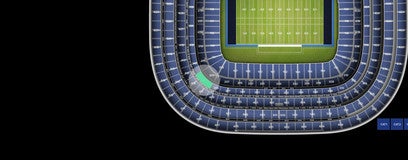 Seat view from Middle