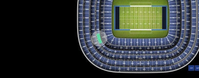 Seat view from Middle