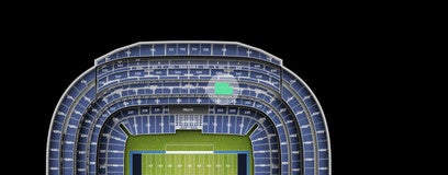 Seat view from Middle