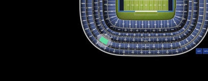 Seat view from Upper