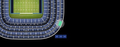 Seat view from Upper