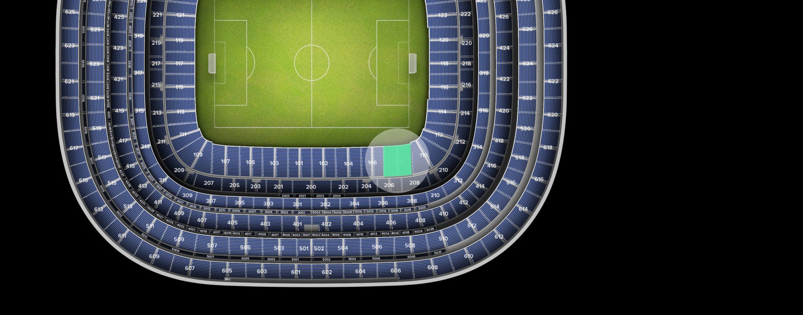 Seat view from Lower