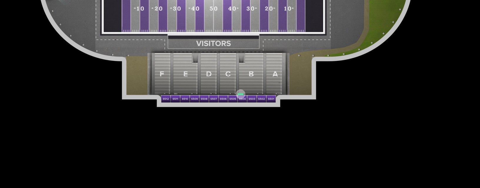 Seat view from General Admission