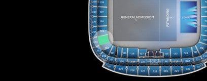 Seat view from Shortside Lower