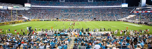 Seat view from Touchdown Club