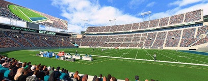 Seat view from Sideline