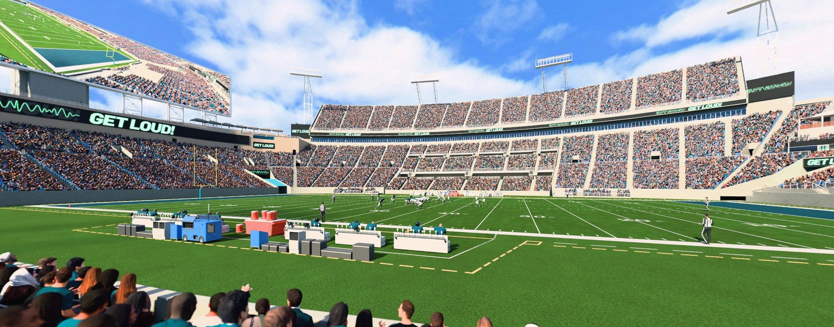 Seat view from Sideline
