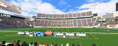 Seat view from Sideline