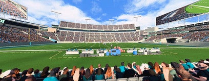 Seat view from Bud Zone Tables