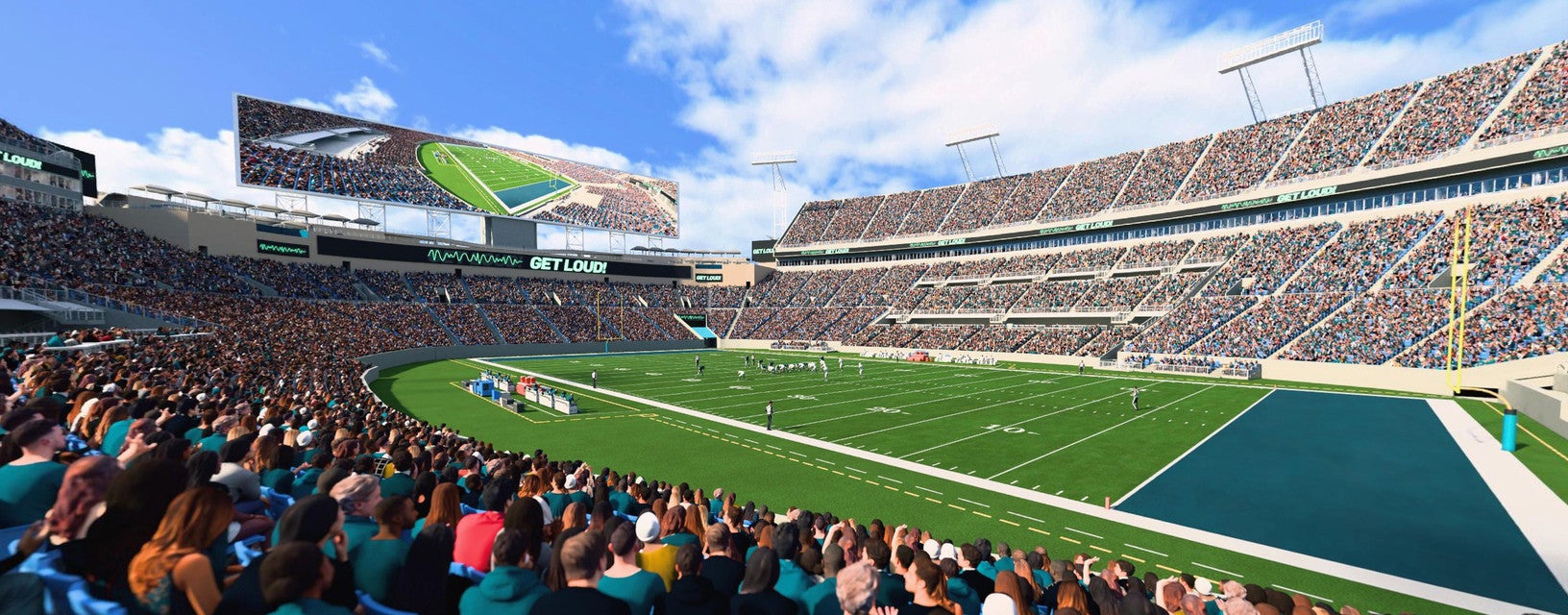 Seat view from Field Sideline