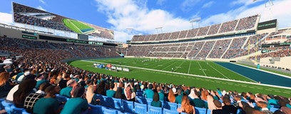 Seat view from Field Sideline