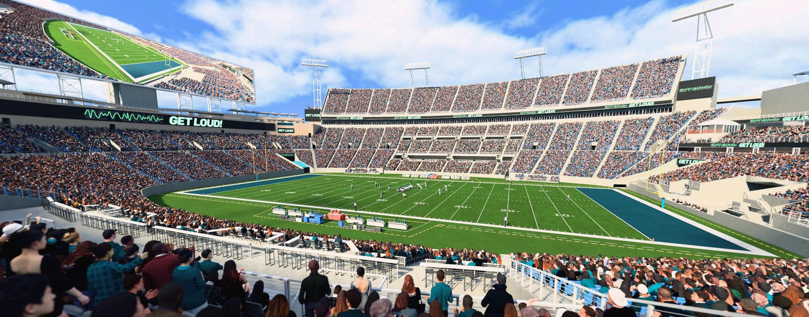 Seat view from US Assure Club