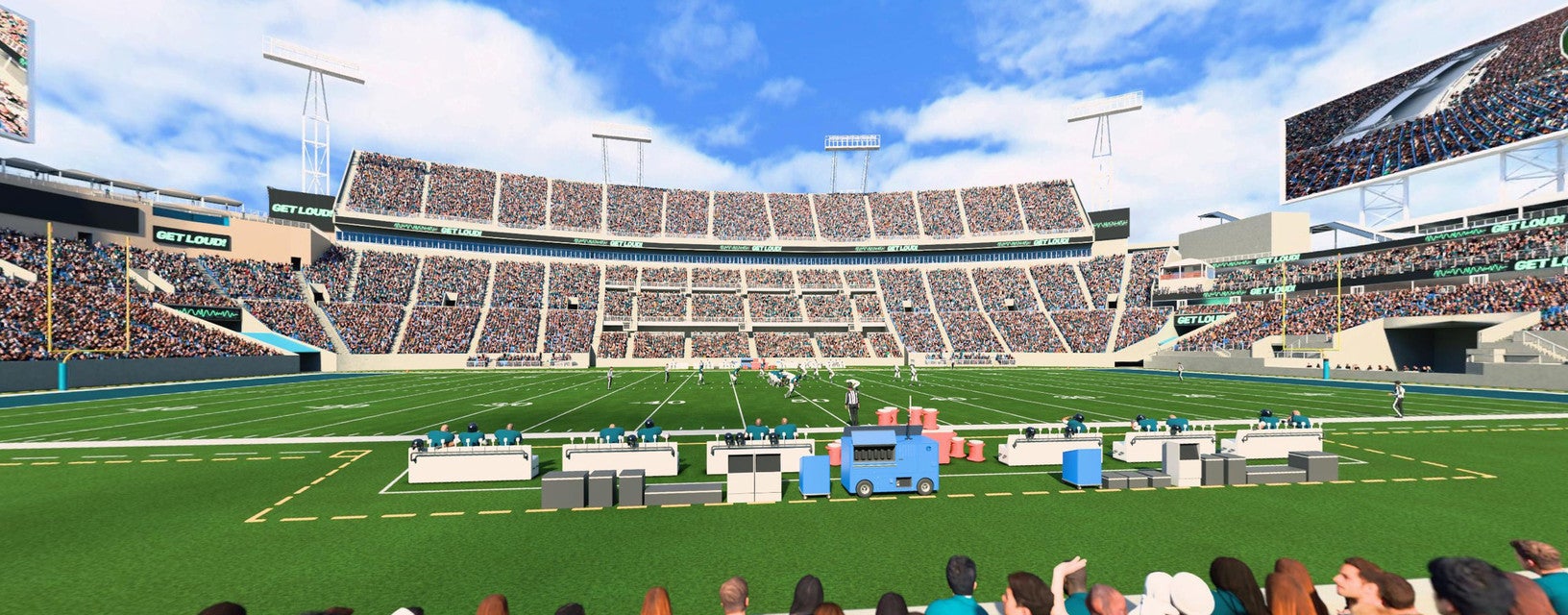 Seat view from Sideline