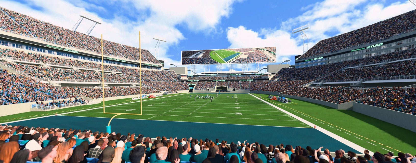 Seat view from Field End Zone